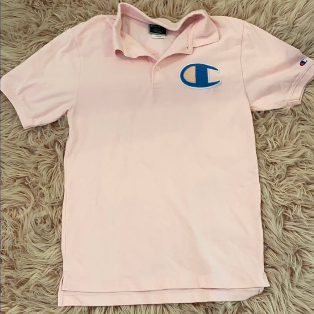 pink champion polo